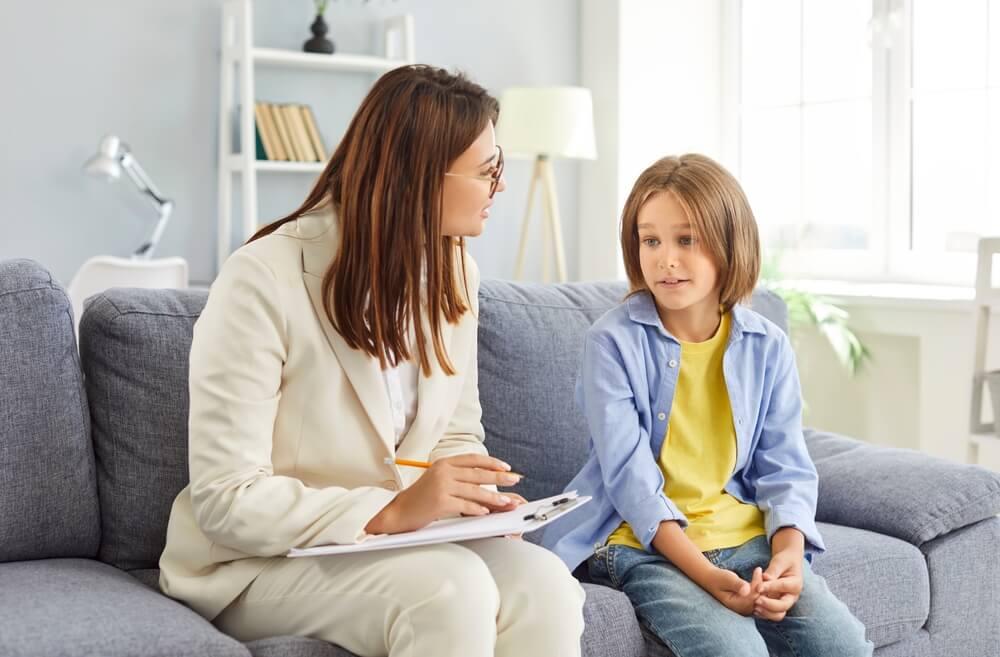 Child learning session